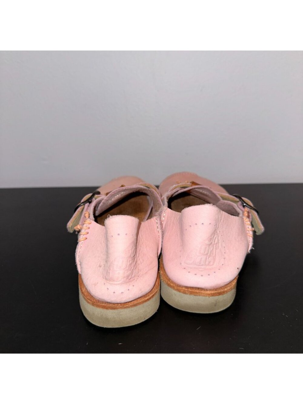 Satorisan Benirras Womens 37 US 6.5 Pink Leather Premium Slip On Sandal Shoes - Picture 5 of 9